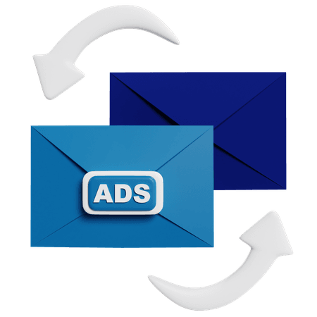 Email marketing campaign illustration
