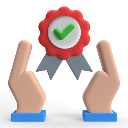 Quality checkmark badge