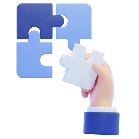 Puzzle piece icon for solutions