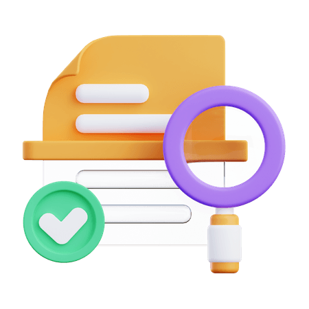 Transparency document icon