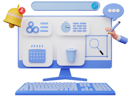 Website template layout design